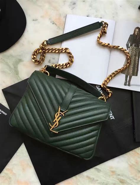 bolsa yves saint laurent verde|ysl saint laurent bag.